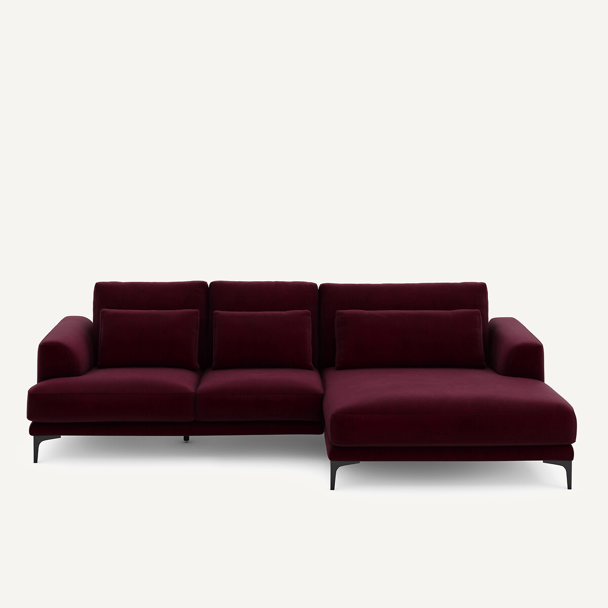 Γωνιακός καναπές με ανάκλιντρο XL δεξιός Μ149xΠ277xΥ83cm