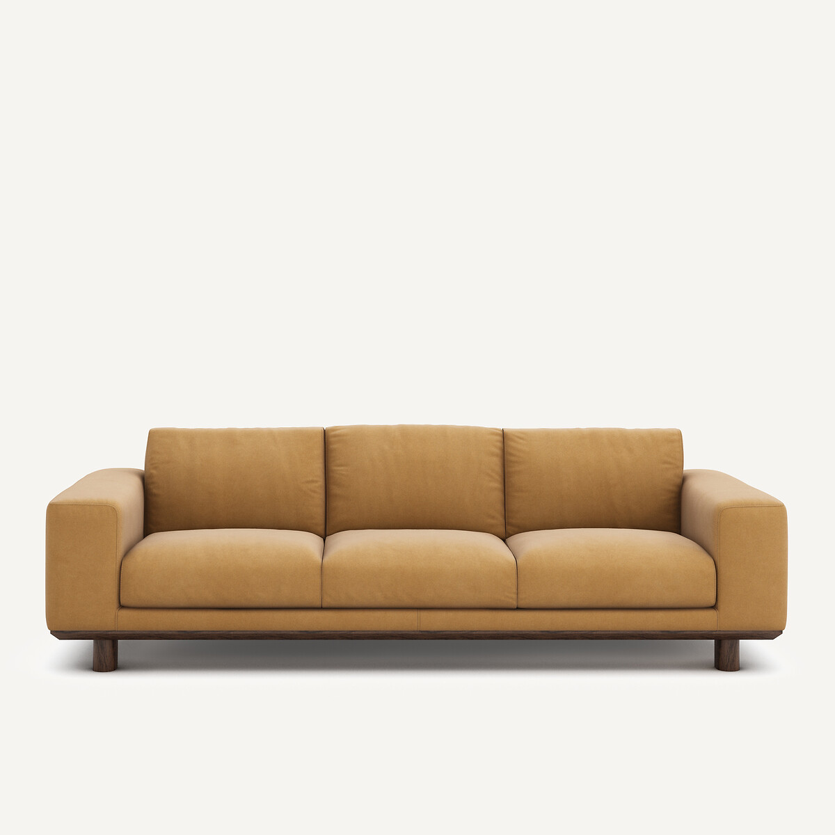 Καναπές από λινό βελούδο Μ97xΠ212xΥ72cm