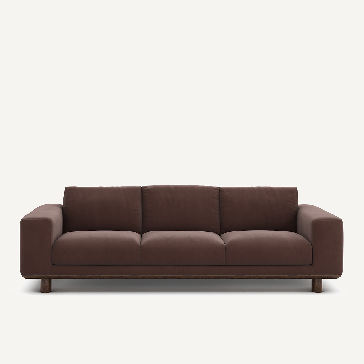 Καναπές από λινό βελούδο Μ97xΠ212xΥ72cm