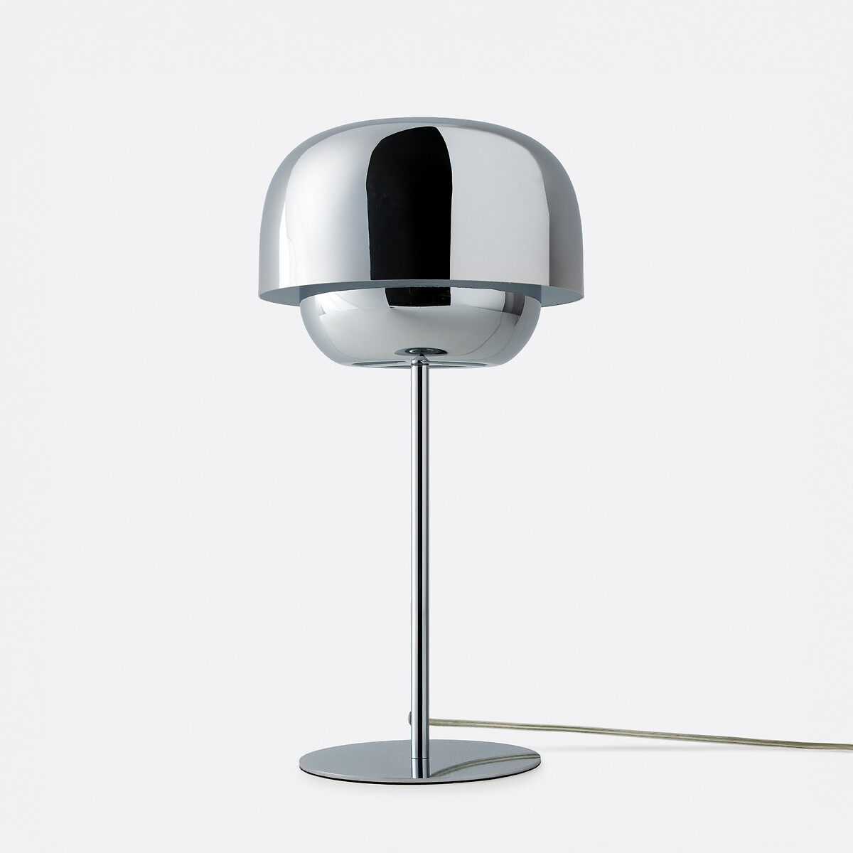 Επιτραπέζιο φωτιστικό από μεταλλικό χρώμιο Kinoko