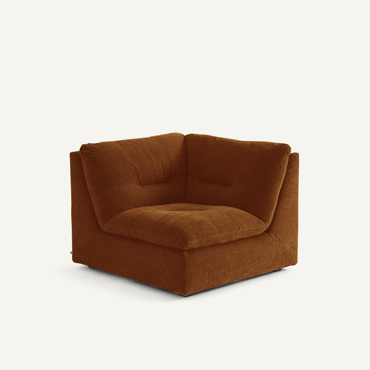 Γωνιακή πολυθρόνα σύνθεσης 90° Μ106xΠ106xΥ82cm