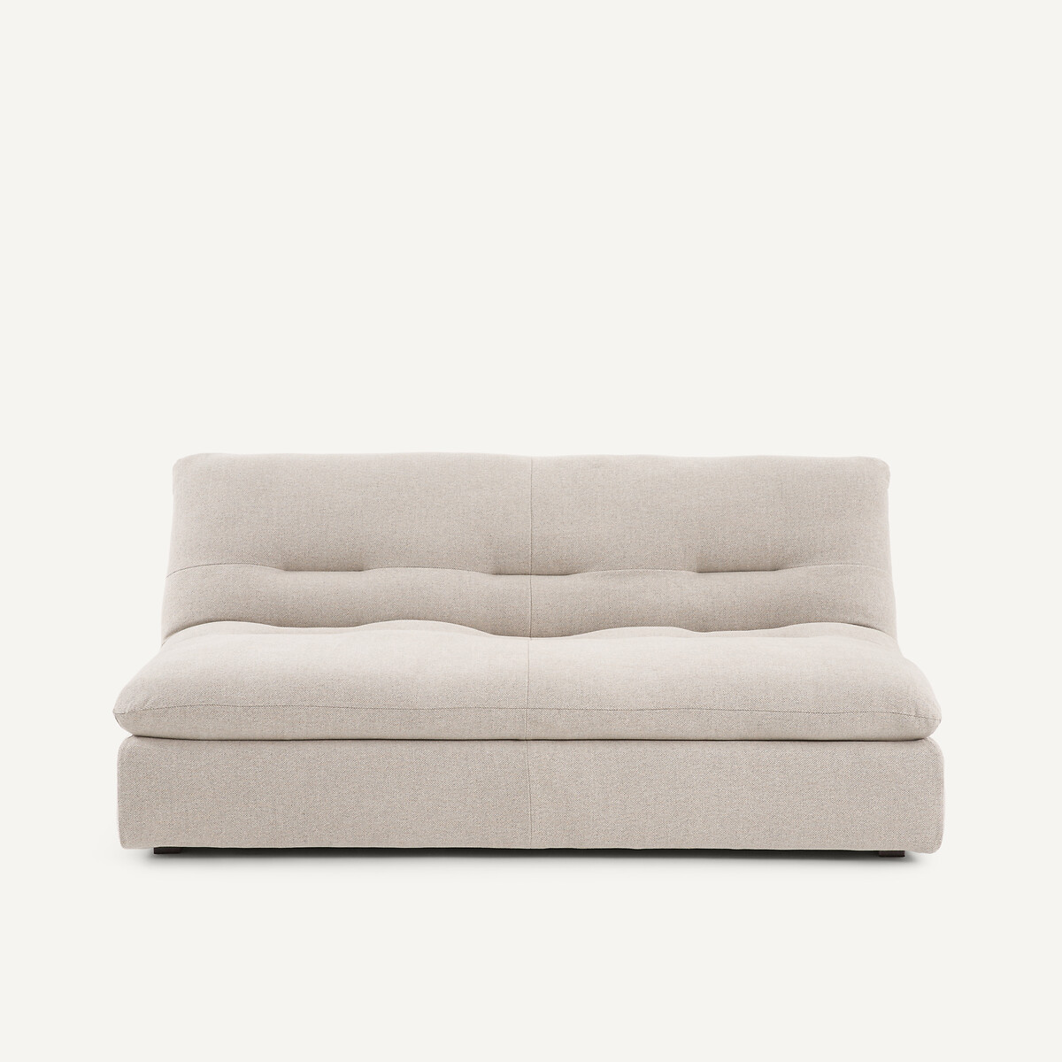 Τριθέσιος καναπές σύνθεσης από tweed ύφασμα Μ105xΠ181xΥ82cm