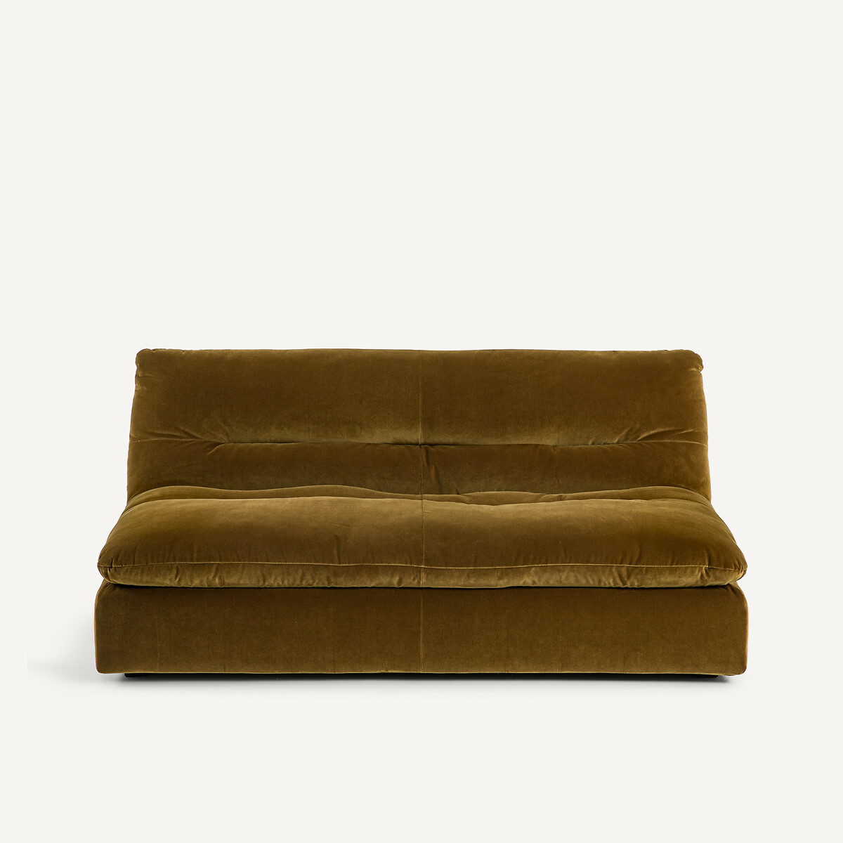 Τριθέσιος καναπές σύνθεσης από βελούδο Μ105xΠ181xΥ82cm