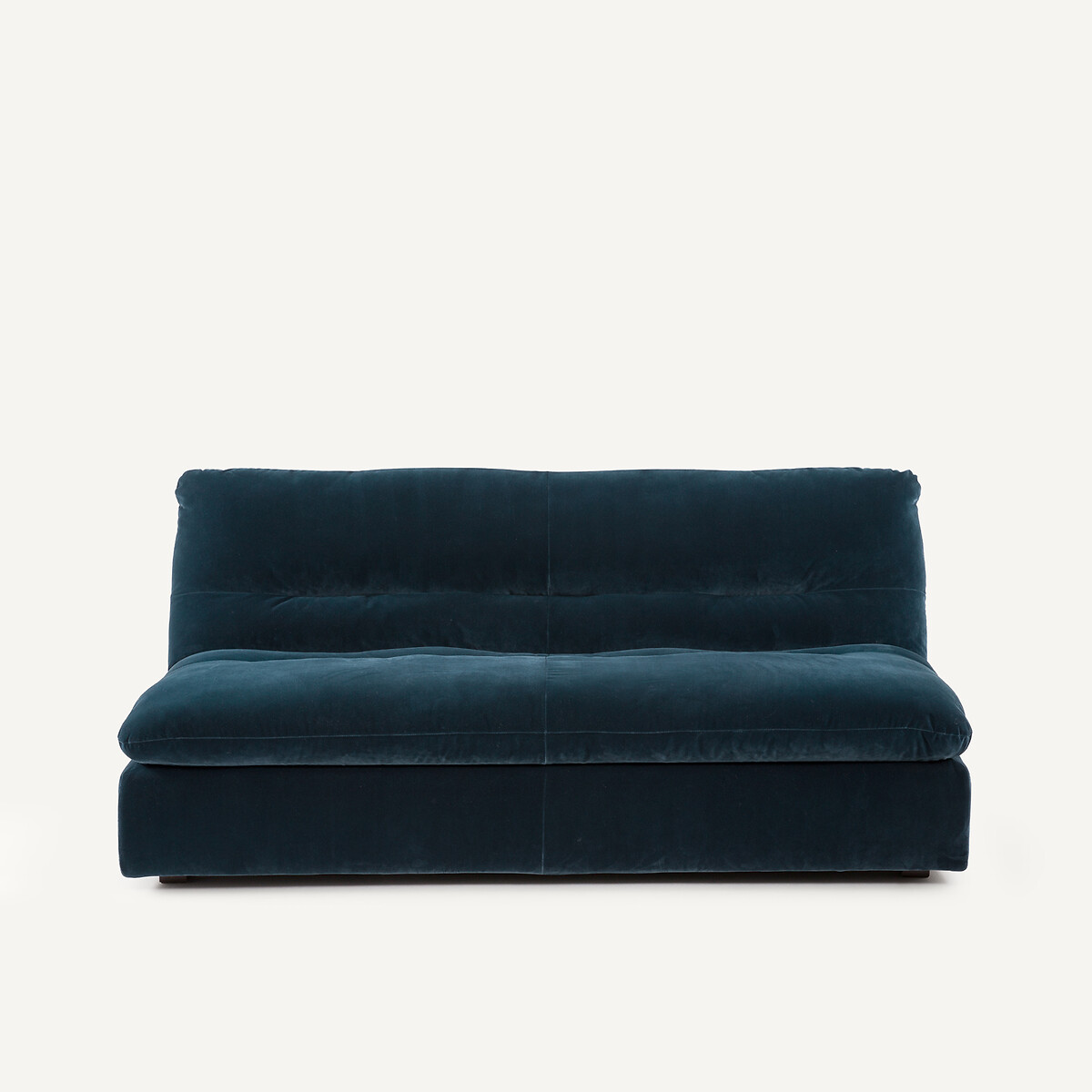 Τριθέσιος καναπές σύνθεσης από βελούδο Μ105xΠ181xΥ82cm