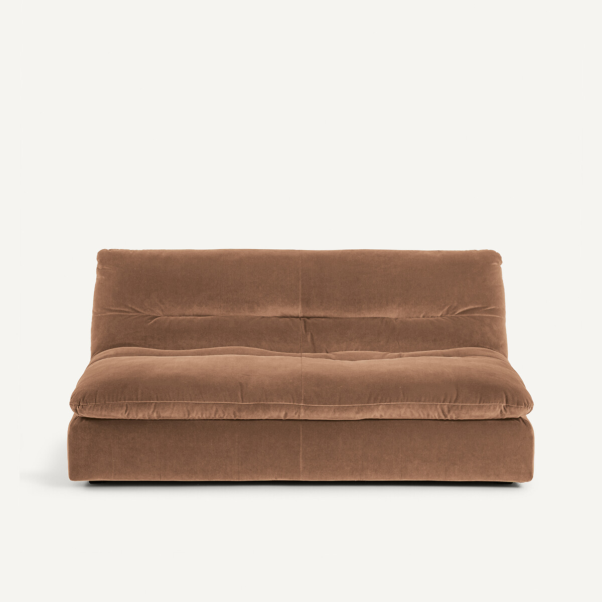 Τριθέσιος καναπές σύνθεσης από βελούδο Μ105xΠ181xΥ82cm