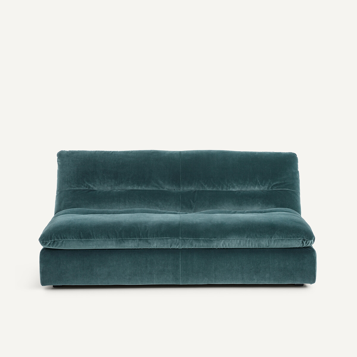 Τριθέσιος καναπές σύνθεσης από βελούδο Μ105xΠ181xΥ82cm