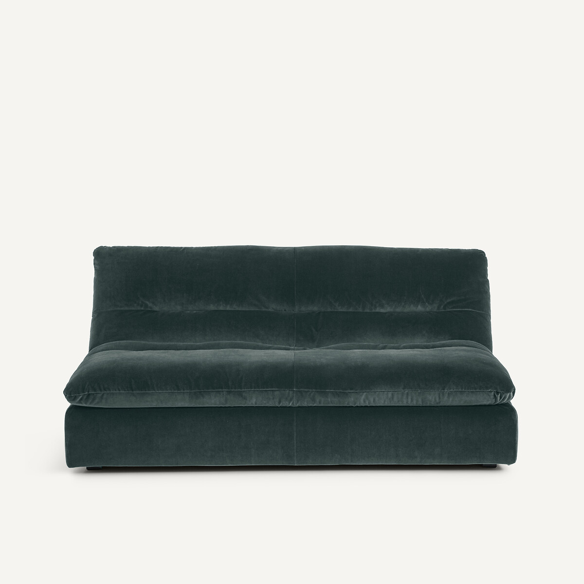 Τριθέσιος καναπές σύνθεσης από βελούδο Μ105xΠ181xΥ82cm