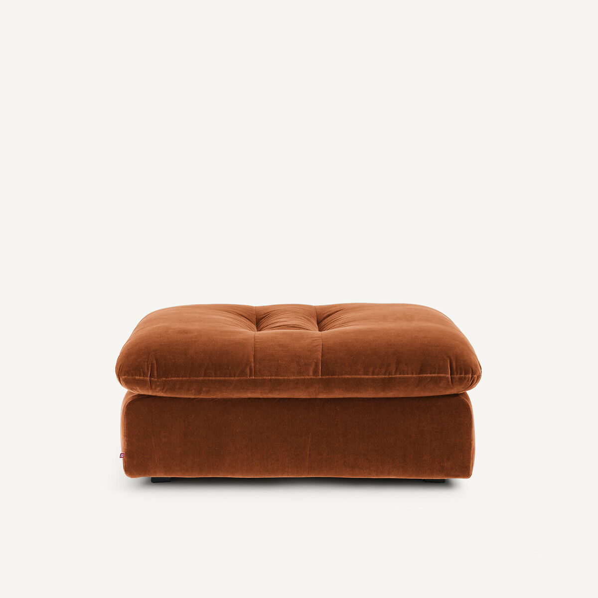 Υποπόδιο σύνθεσης βελούδινο Μ108xΠ90xΥ44cm