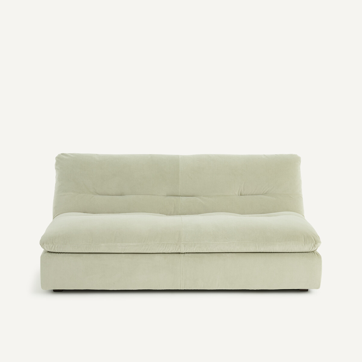 Καναπές σύνθεσης 3 θέσεων από βελούδο stonewashed Μ105xΠ181xΥ82cm