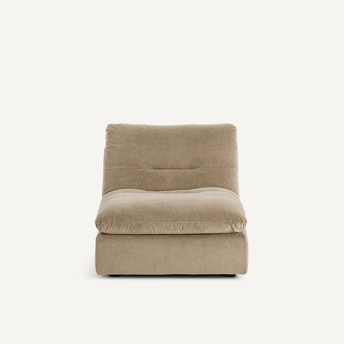 Πολυθρόνα σύνθεσης από βελούδο stonewashed Μ105xΠ91xΥ82cm