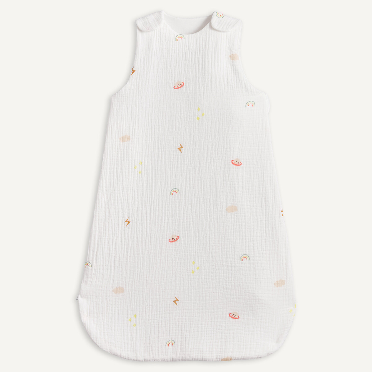 Θερινός υπνόσακος από βαμβακερή γάζα με σχέδιο πλανήτες 0/6 μηνών