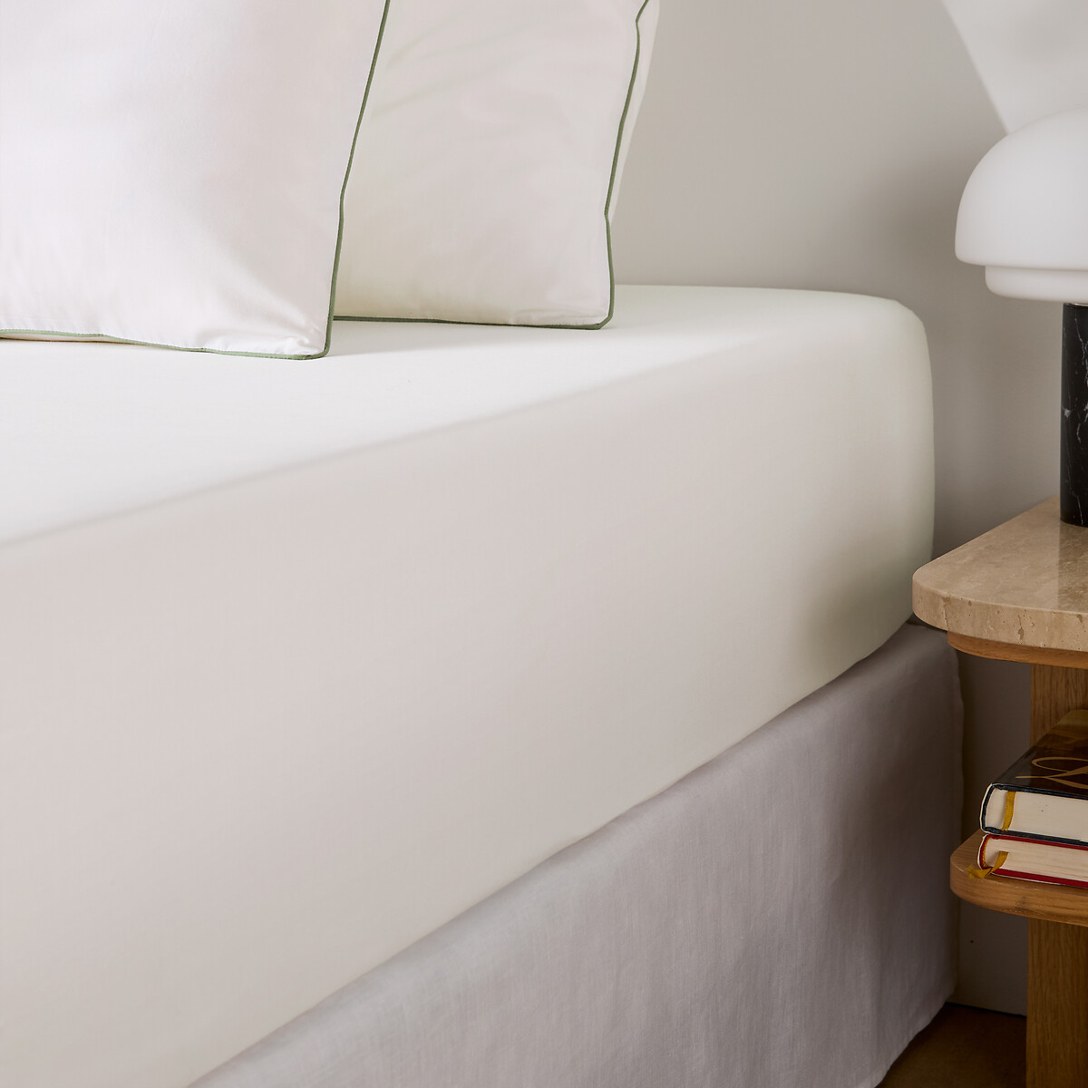 Σεντόνι με λάστιχο από lyocell και βαμβάκι 90x190 cm