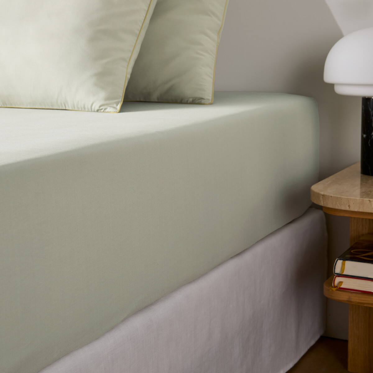 Σεντόνι με λάστιχο από lyocell και βαμβάκι 90x190 cm