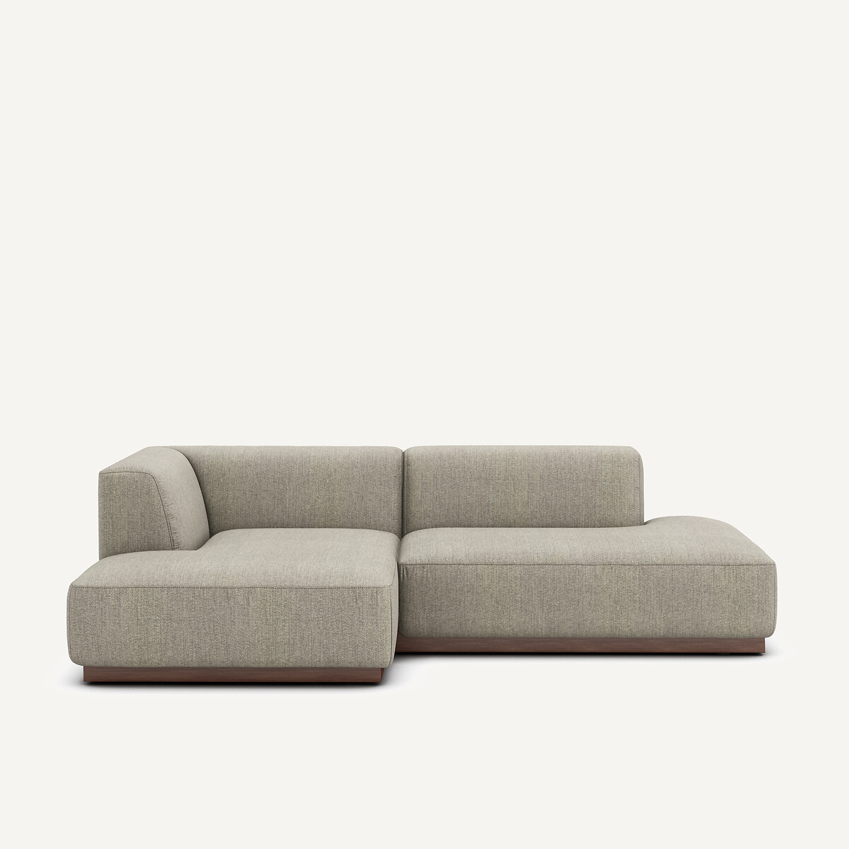 Γωνιακός καναπές XL αριστερός από τουίντ Μ152xΠ232xΥ67cm