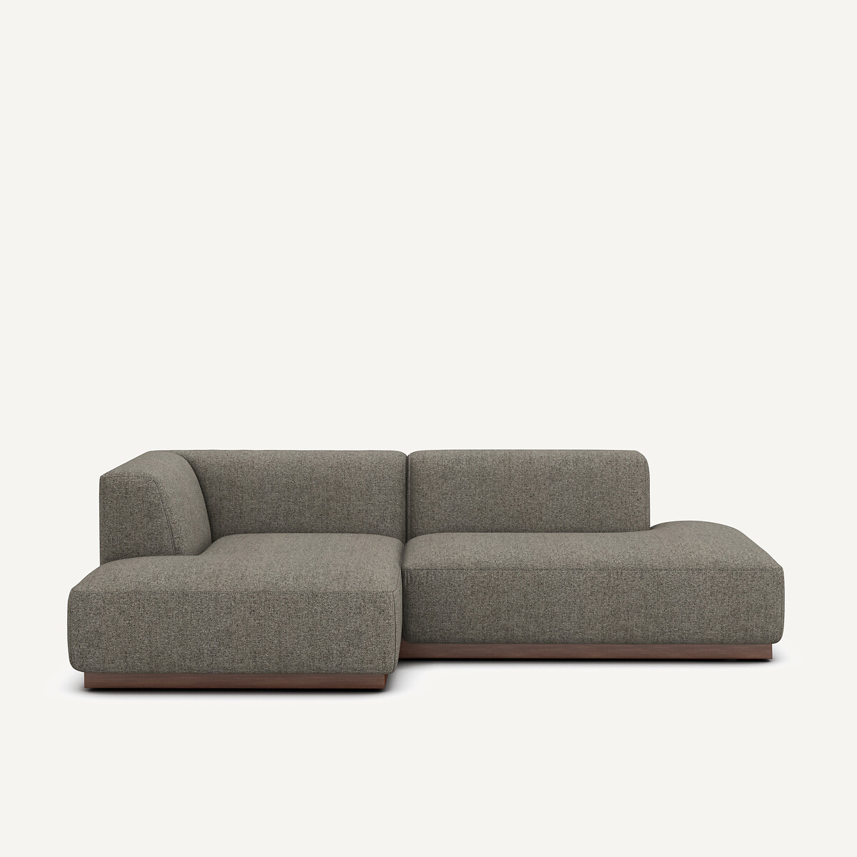 Γωνιακός καναπές XL αριστερός από τουίντ Μ152xΠ232xΥ67cm