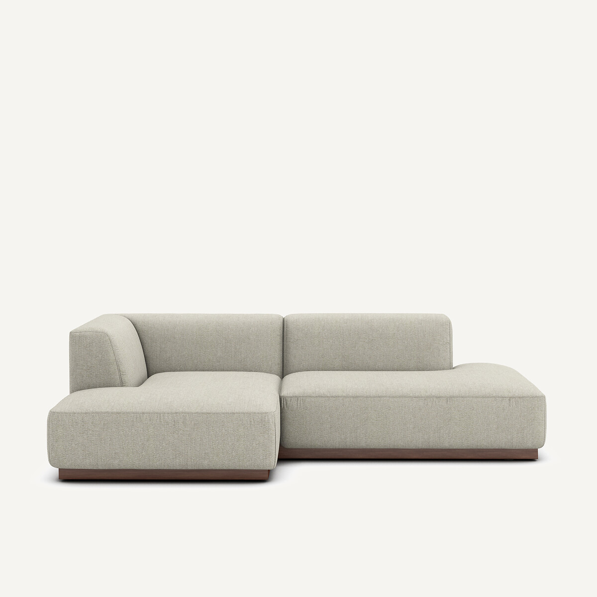 Γωνιακός καναπές XL αριστερός από τουίντ Μ152xΠ232xΥ67cm