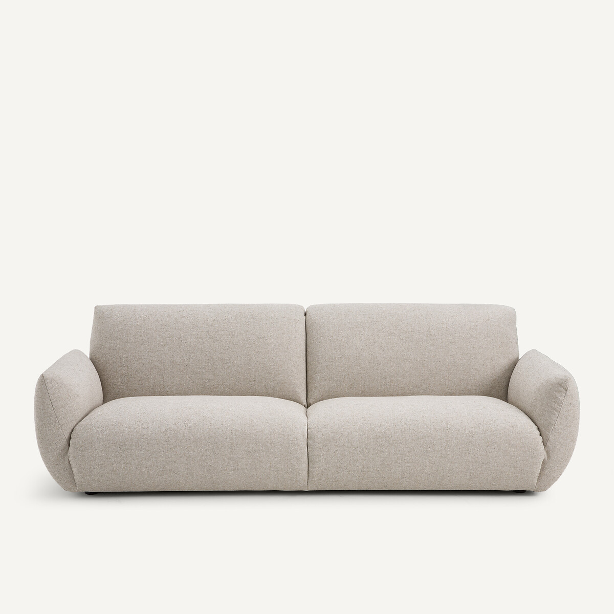 Καναπές από βισκόζη και λινό Μ102xΠ217xΥ75cm