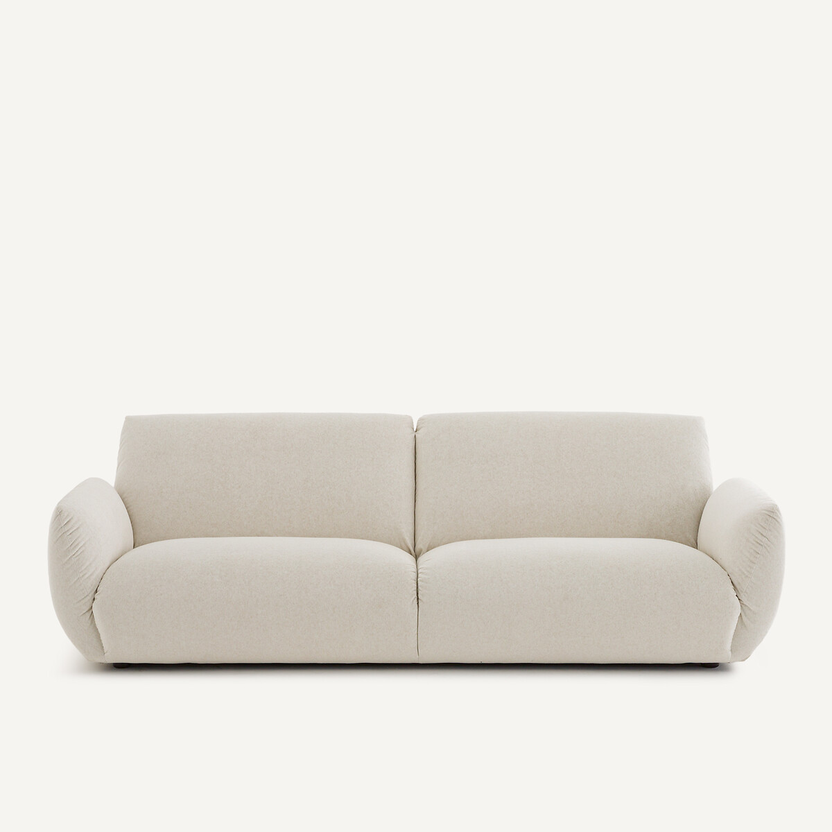 Καναπές από λινό βελούδο Μ102xΠ217xΥ75cm