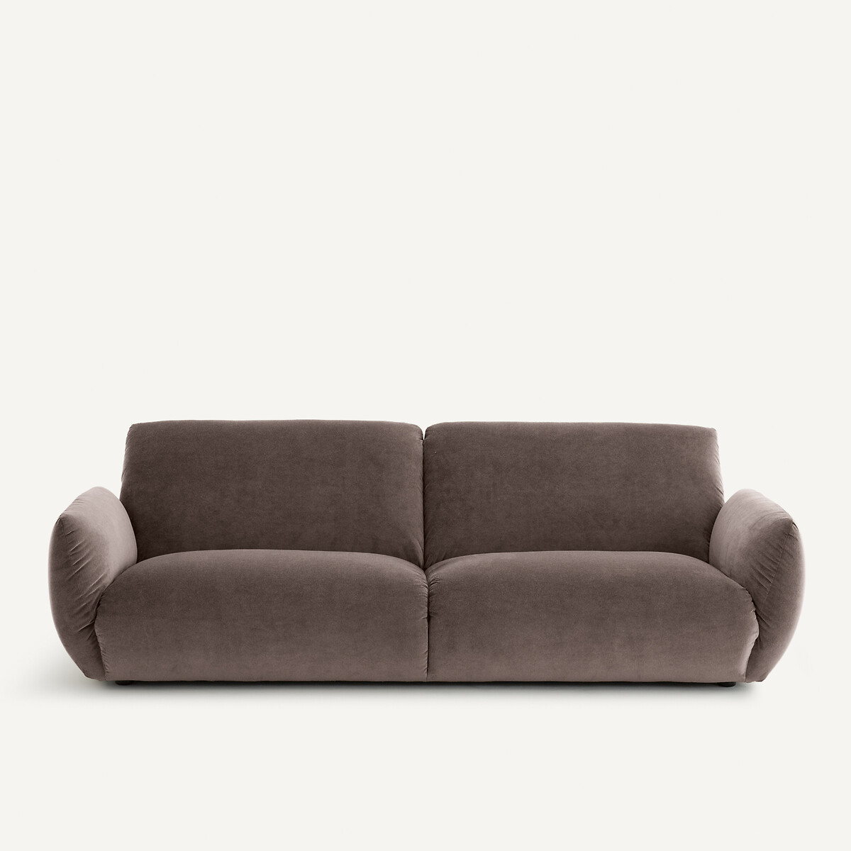 Καναπές από λινό βελούδο Μ102xΠ217xΥ75cm