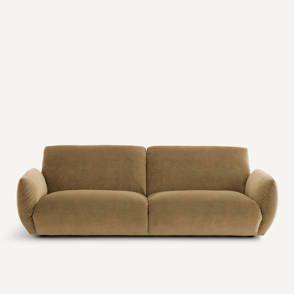 Καναπές από λινό βελούδο Μ102xΠ217xΥ75cm