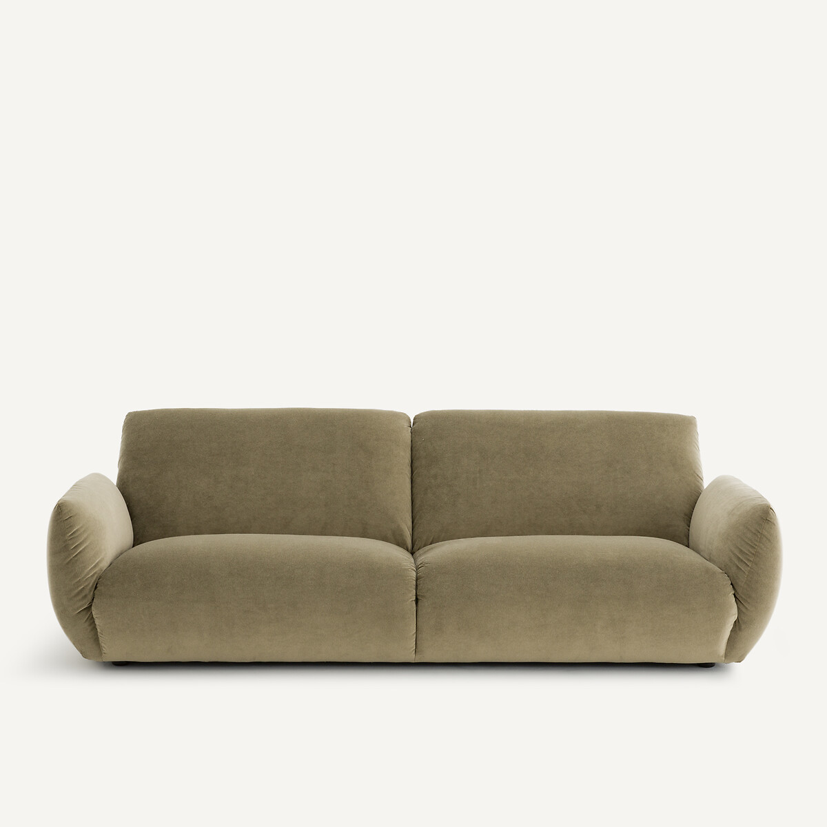 Καναπές από λινό βελούδο Μ102xΠ217xΥ75cm