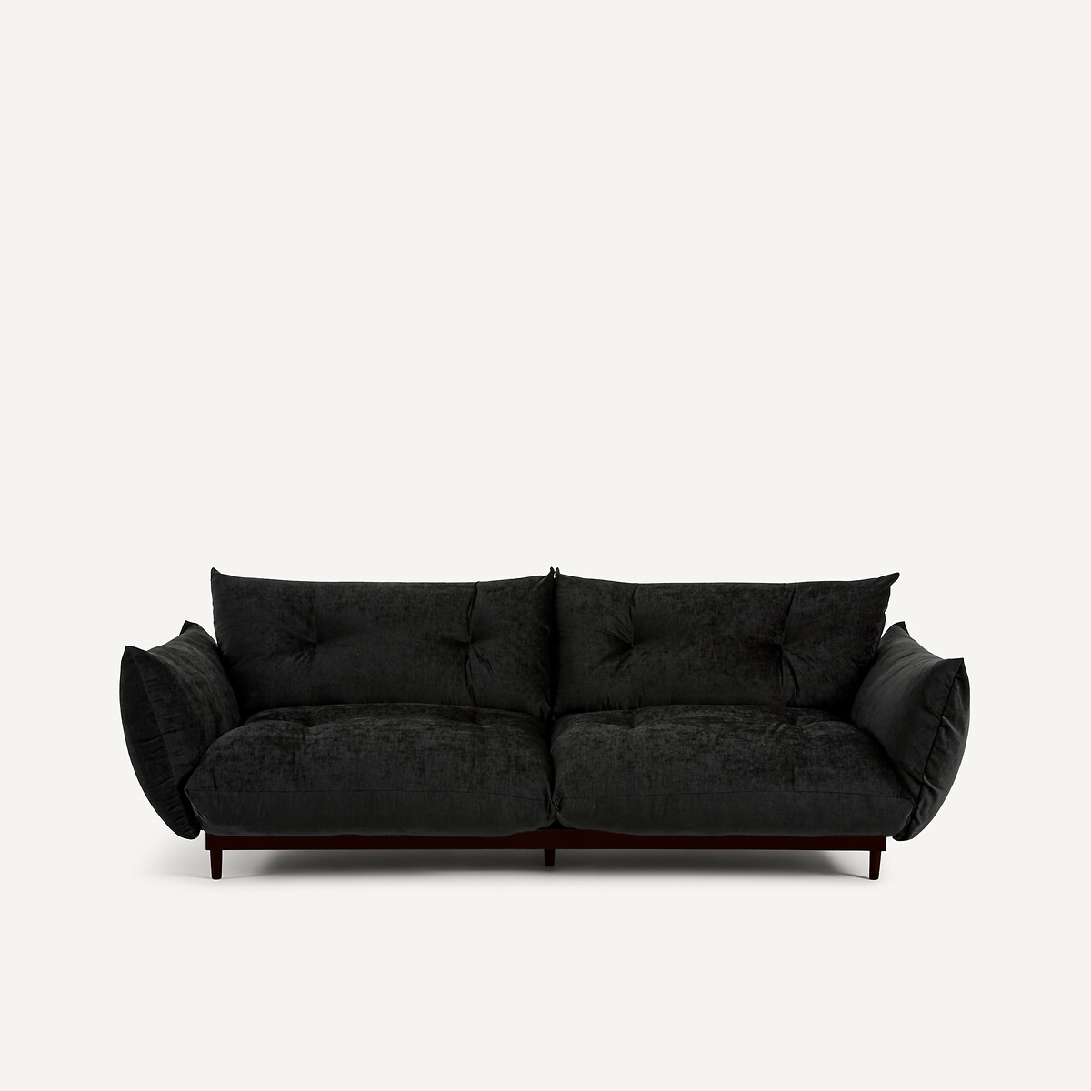 Καναπές 3 θέσεων από βελούδο Μ105xΠ236xΥ88cm