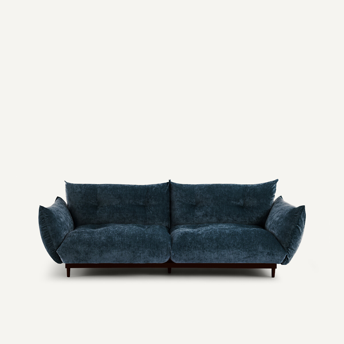 Καναπές 3 θέσεων από βελούδο Μ105xΠ236xΥ88cm