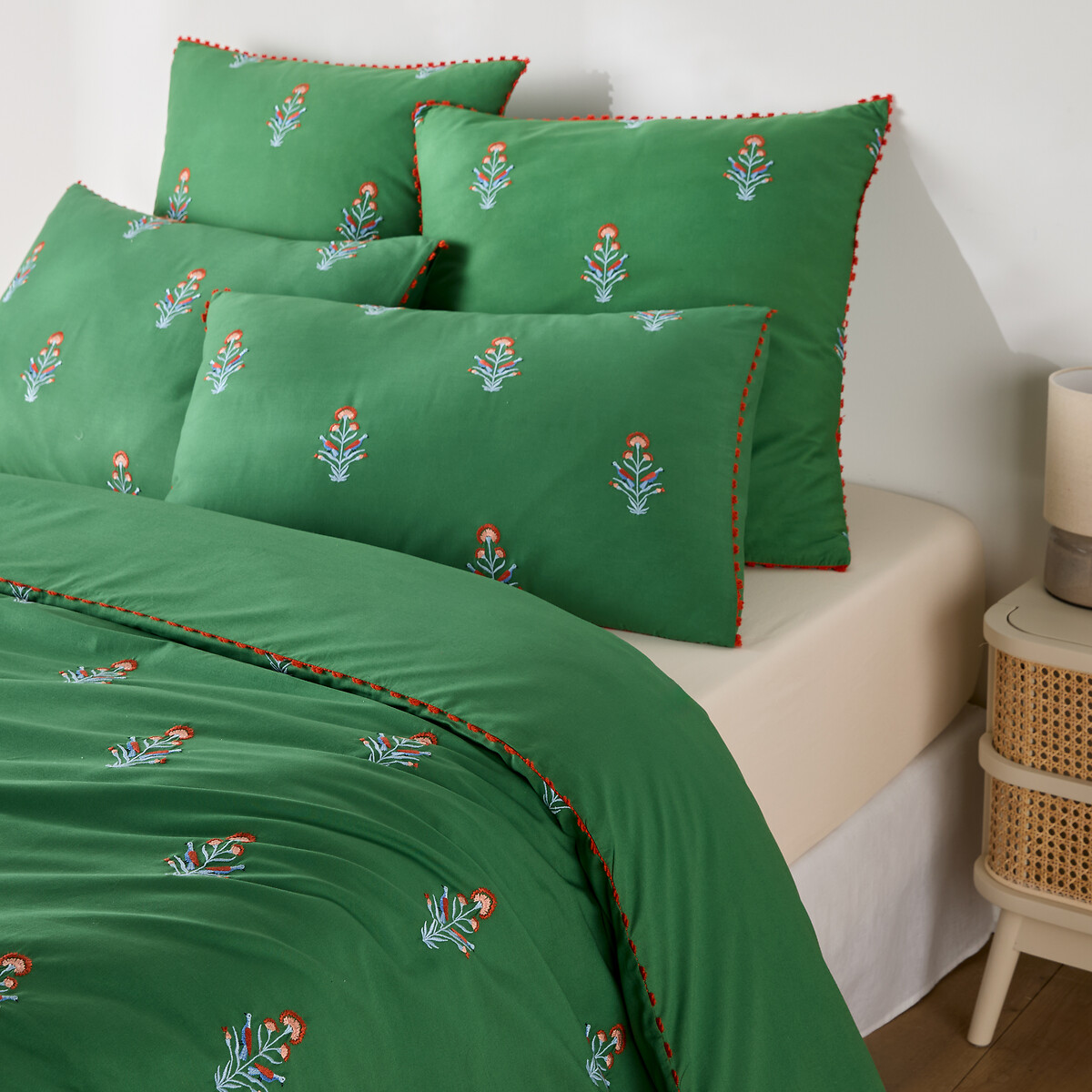 Παπλωματοθήκη από πλυμένο βαμβάκι 140x200 cm