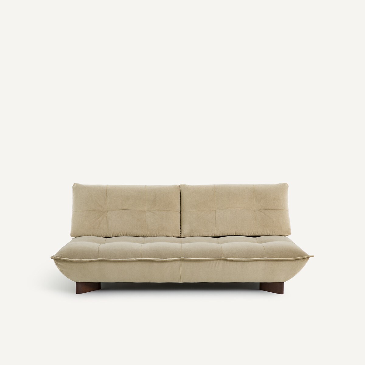 Καναπές σύνθεσης από βελούδο stonewashed Μ138xΠ202xΥ84cm
