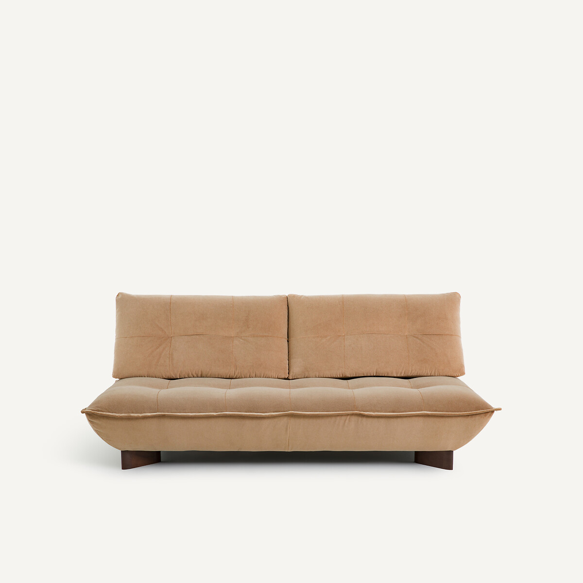 Καναπές σύνθεσης από βελούδο stonewashed Μ138xΠ202xΥ84cm