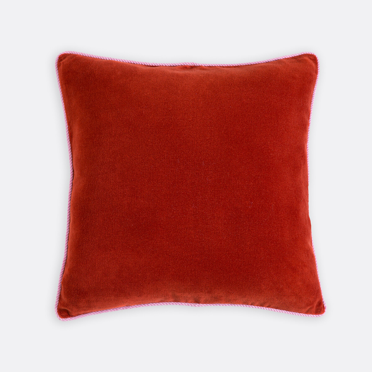 Τετράγωνη διπλόχρωμη μαξιλαροθήκη βελούδινη 50x50 εκ. 50x50 cm