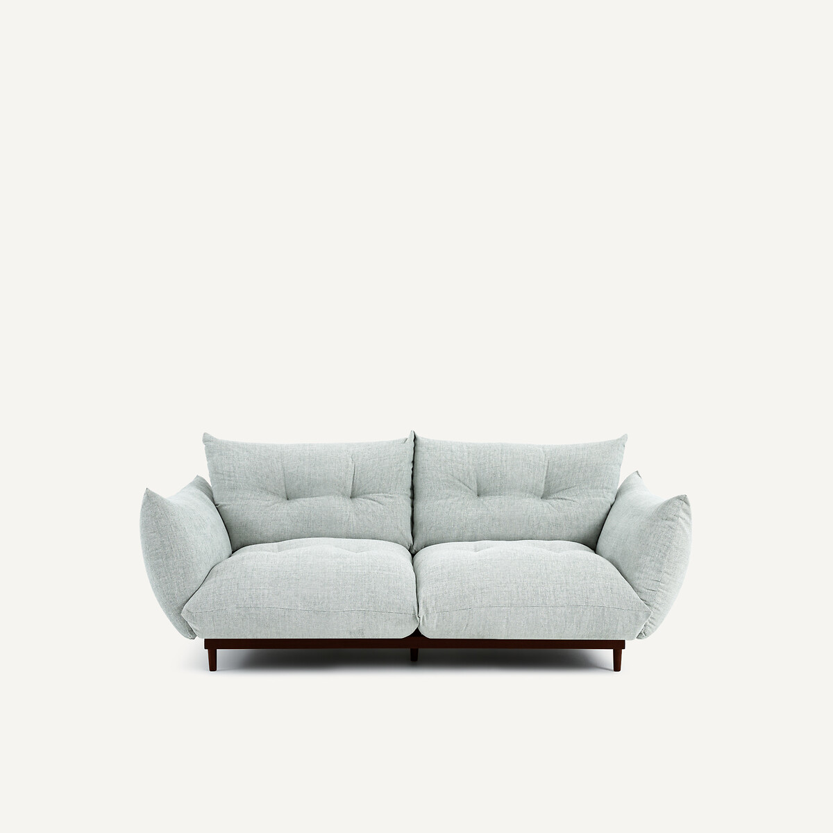 Καναπές compact 3 θέσεων από υφαντό πολυεστέρα Μ105xΠ196xΥ88cm