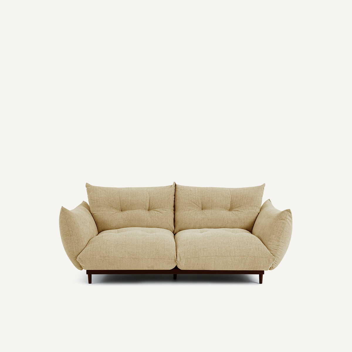 Καναπές compact 3 θέσεων από υφαντό πολυεστέρα Μ105xΠ196xΥ88cm