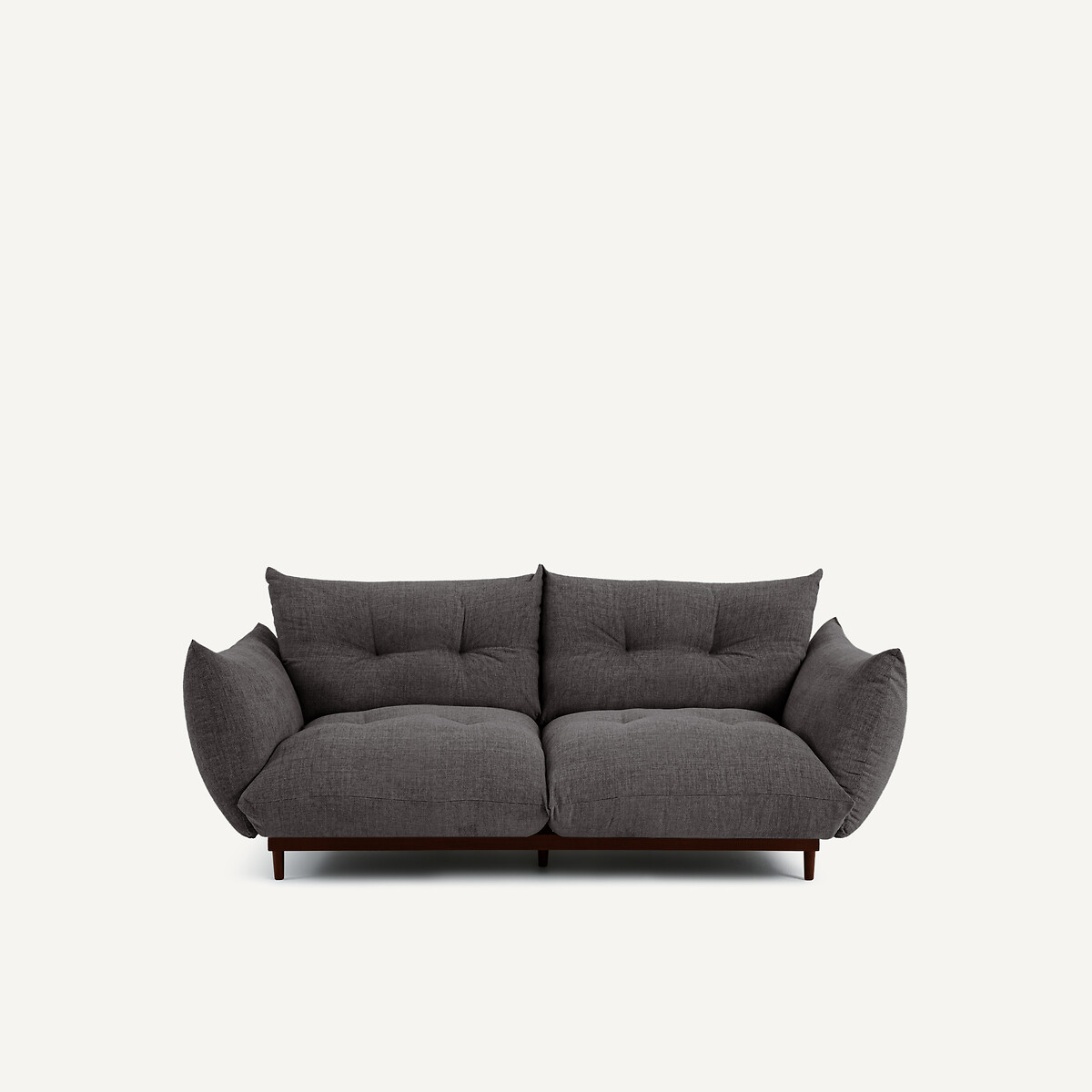 Καναπές compact 3 θέσεων από υφαντό πολυεστέρα Μ105xΠ196xΥ88cm