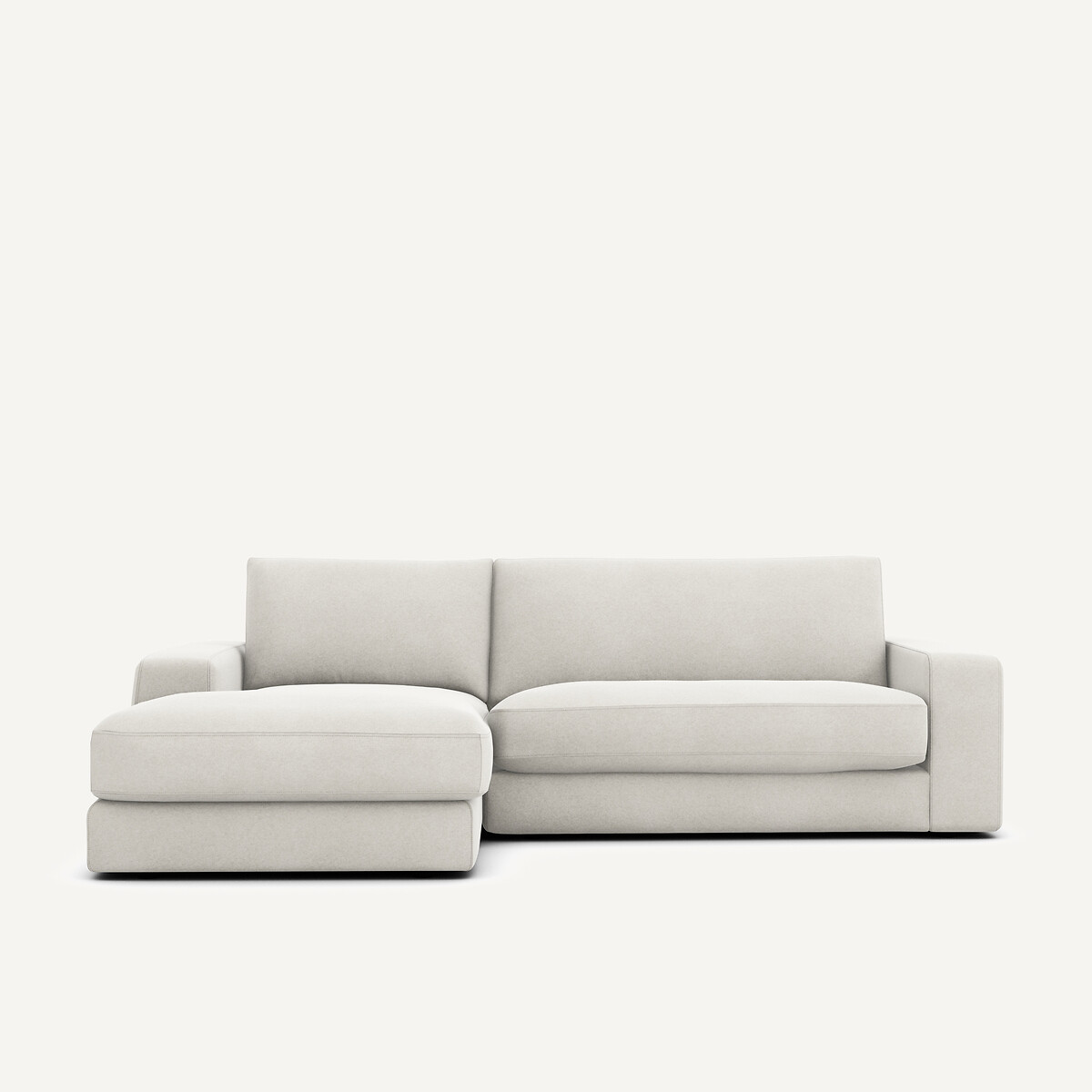 Γωνιακός καναπές από λινό βελούδο Μ170xΠ250xΥ78cm