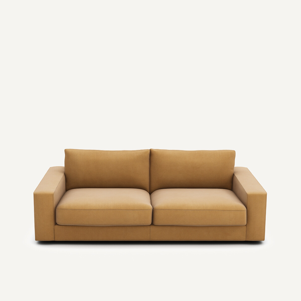 Καναπές-κρεβάτι από λινό βελούδο Μ105xΠ217xΥ78cm