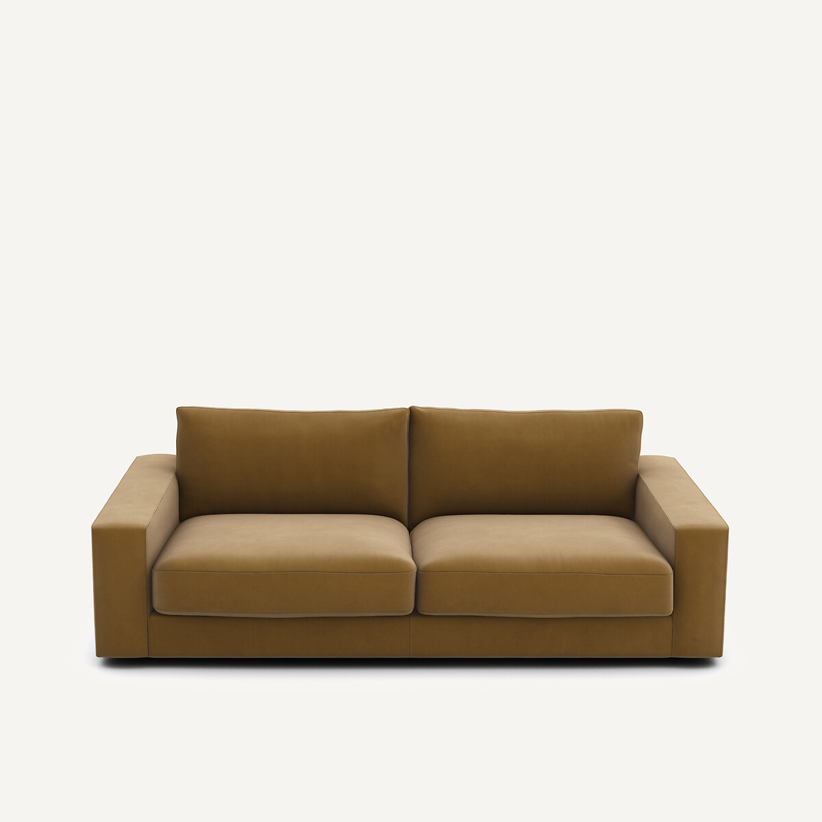 Καναπές-κρεβάτι από λινό βελούδο Μ105xΠ217xΥ78cm