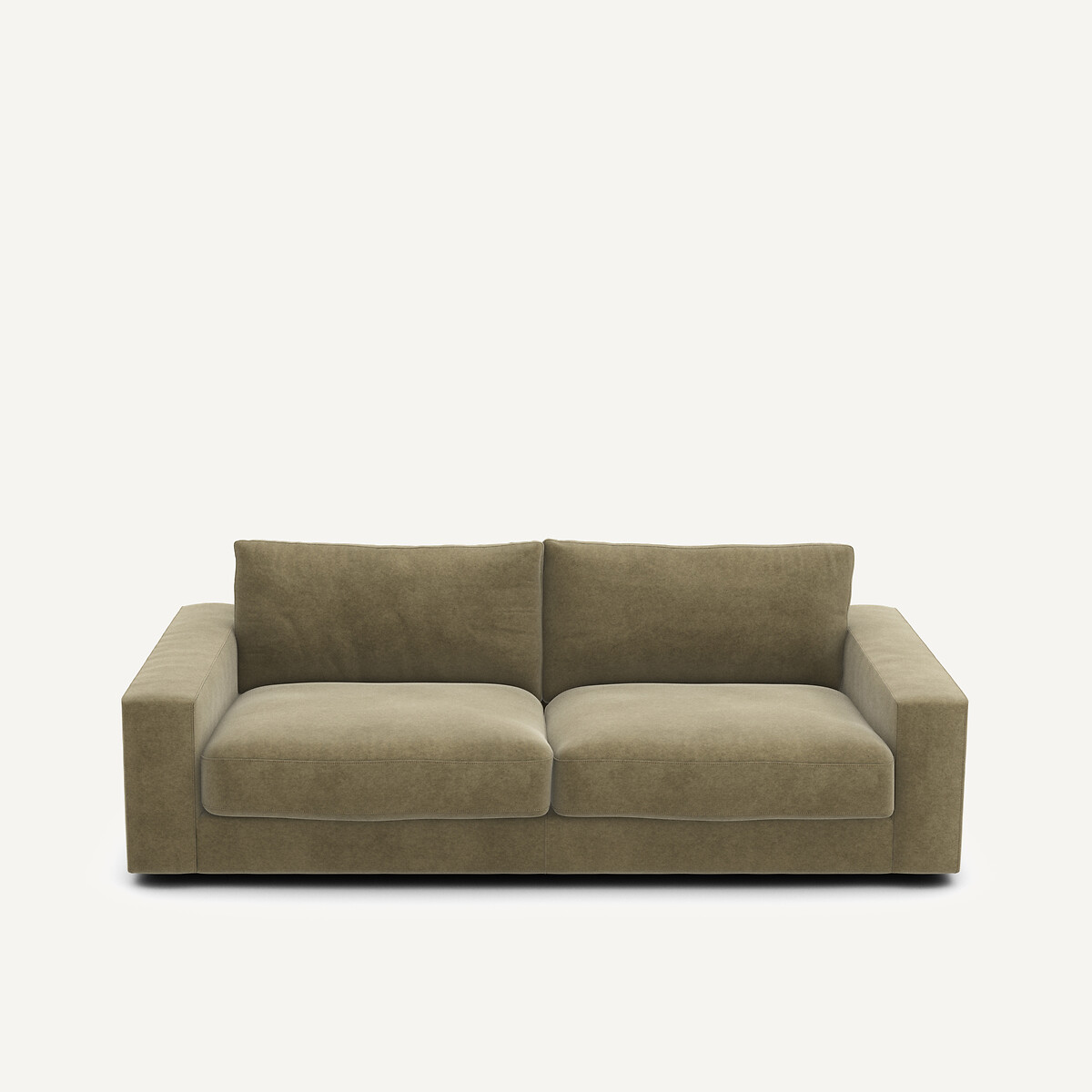 Καναπές-κρεβάτι από λινό βελούδο Μ105xΠ217xΥ78cm