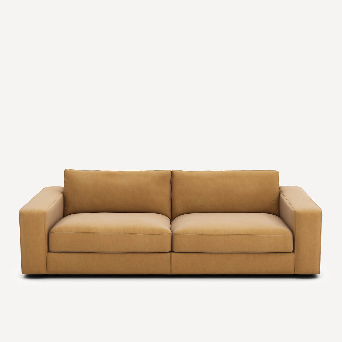 Καναπές από λινό βελούδο Μ105xΠ217xΥ78cm