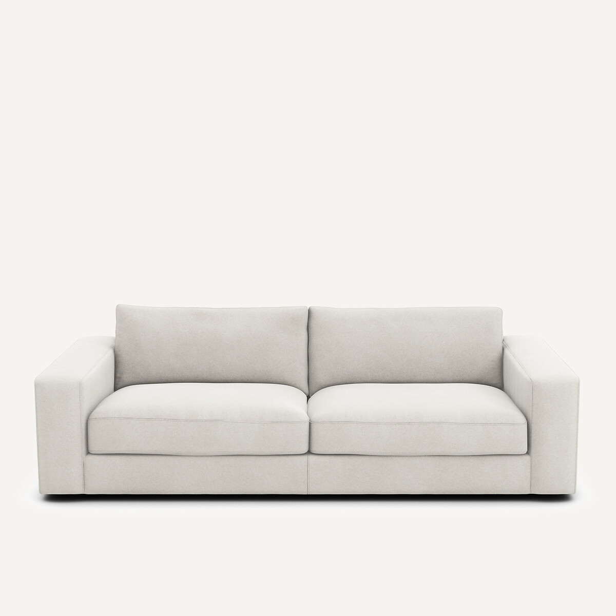 Καναπές από λινό βελούδο Μ105xΠ217xΥ78cm