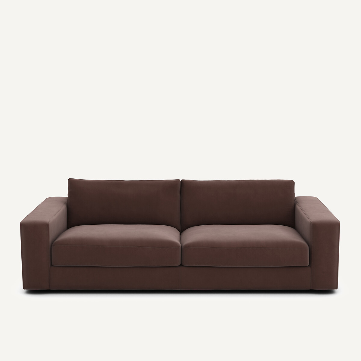 Καναπές από λινό βελούδο Μ105xΠ217xΥ78cm