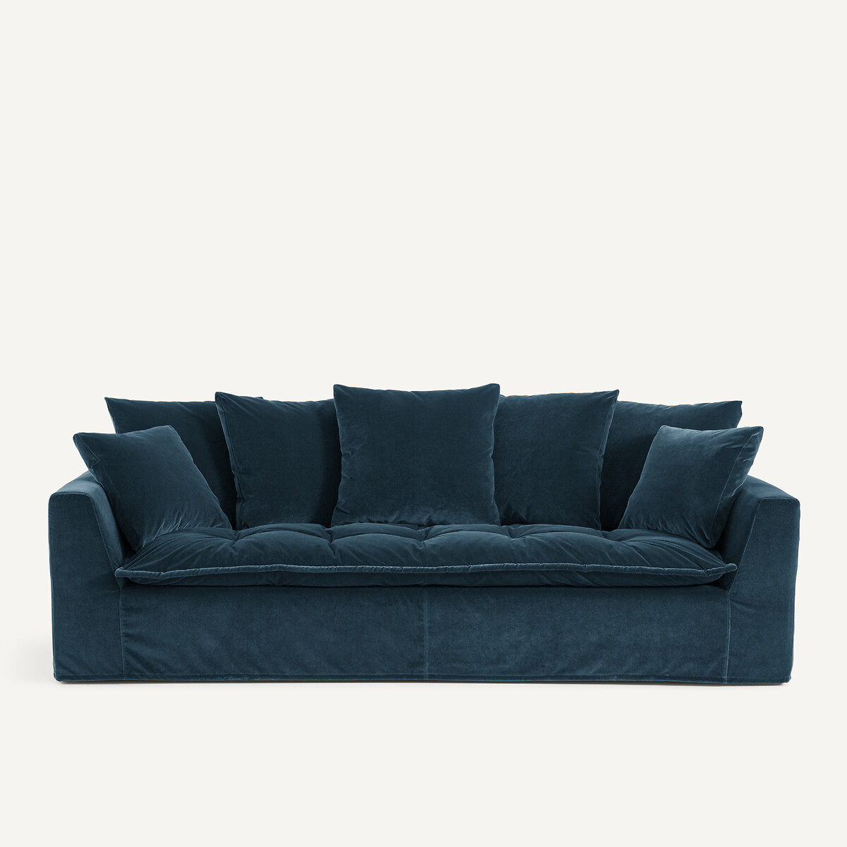 Καναπές από βελούδο Μ111xΠ213xΥ88cm