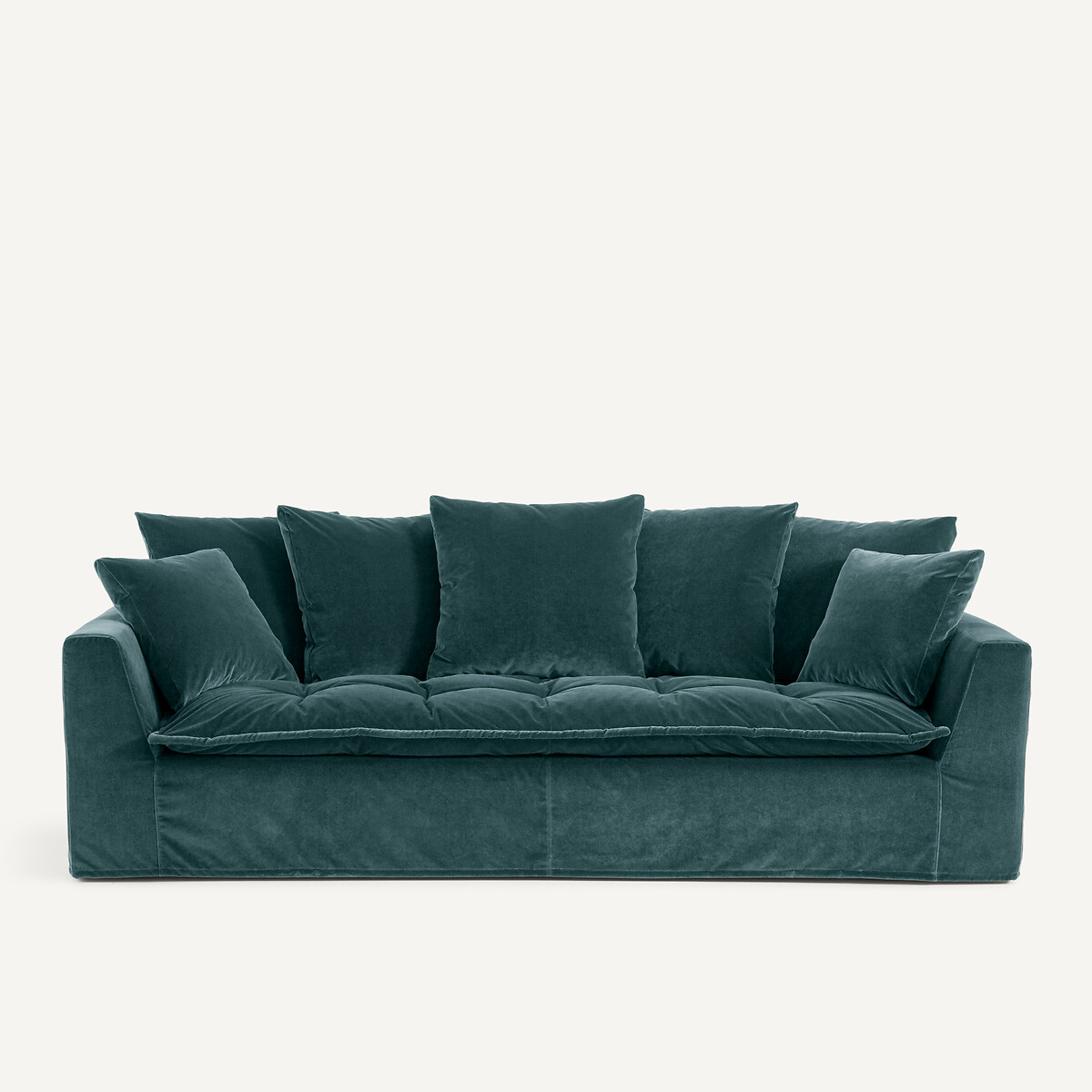 Καναπές από βελούδο Μ111xΠ213xΥ88cm