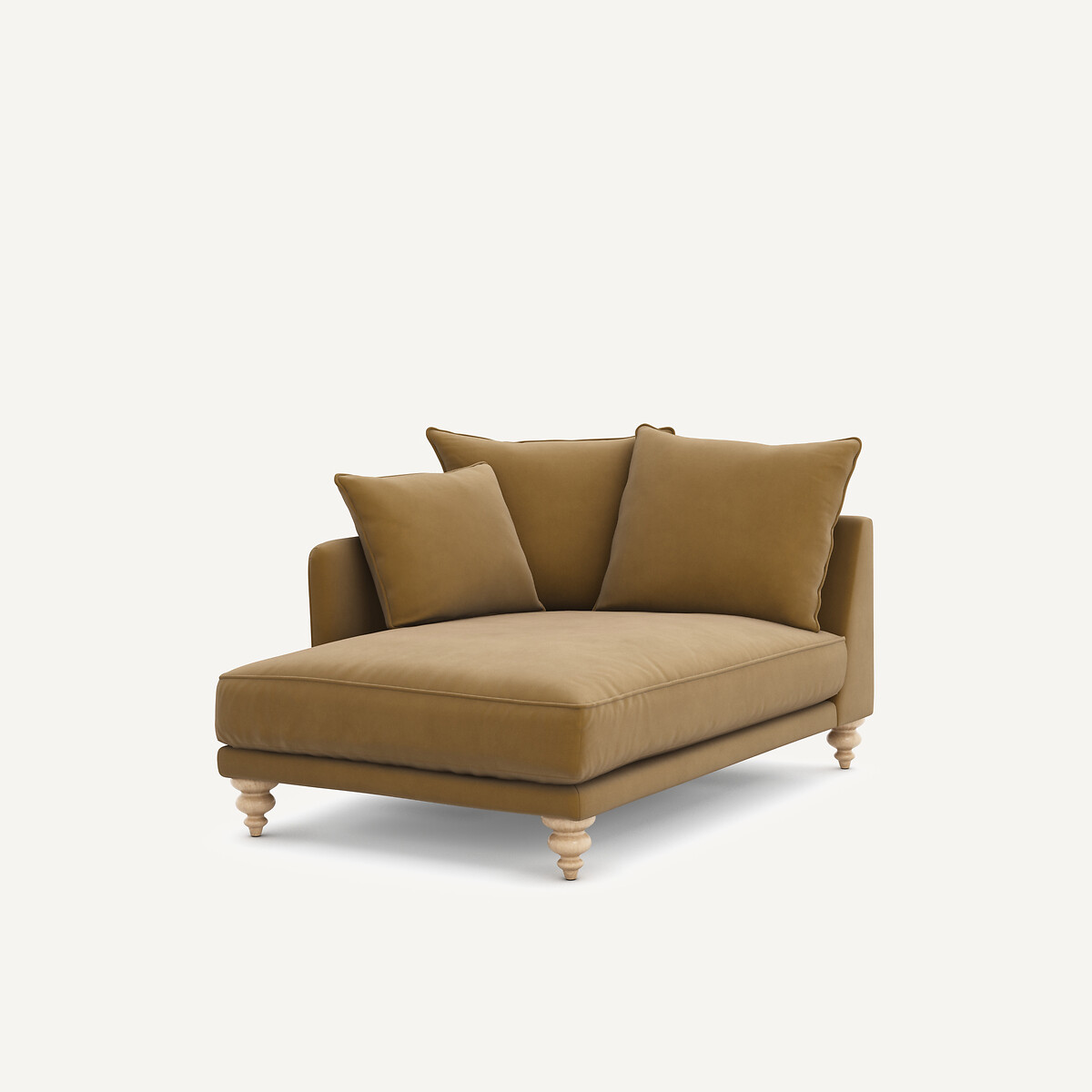 Ανάκλιντρο από λινό βελούδο Μ150xΠ105xΥ93cm