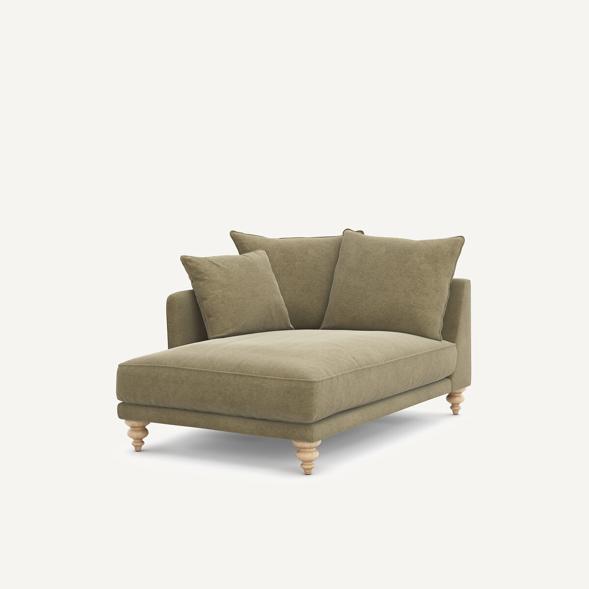 Ανάκλιντρο από λινό βελούδο Μ150xΠ105xΥ93cm