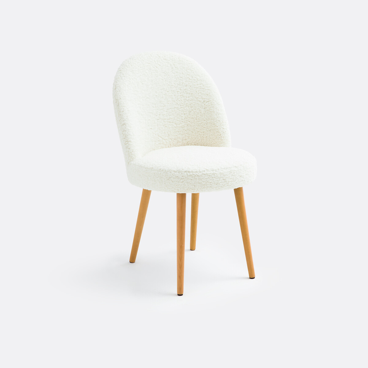 Καρέκλα με ύφασμα μπουκλέ Μ56xΠ45xΥ82cm