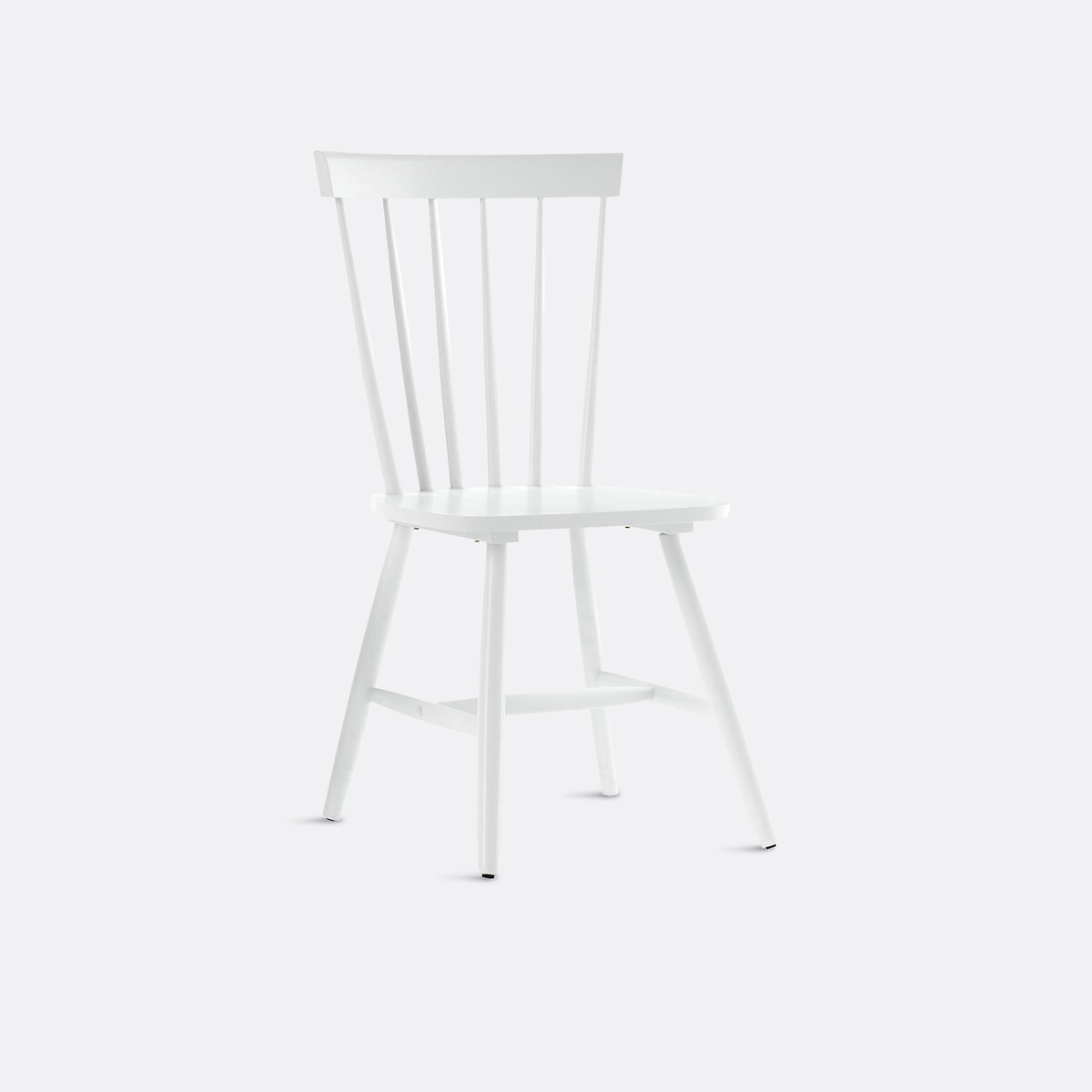 Καρέκλα με μπάρες από μασίφ ξύλο εβέας Μ46xΠ45xΥ88cm