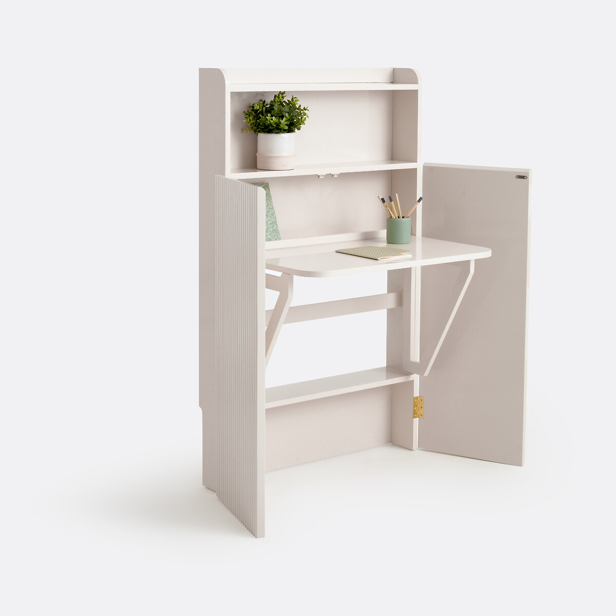 Γραφείο με ράφι Μ18xΠ80xΥ132cm