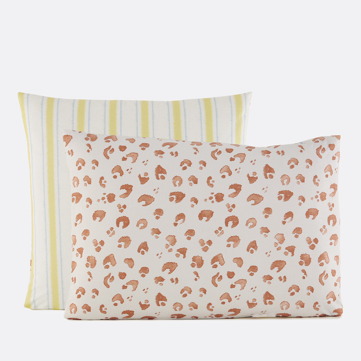 Μαξιλαροθήκη από βαμβάκι με λεοπάρ σχέδιο 50x70 cm