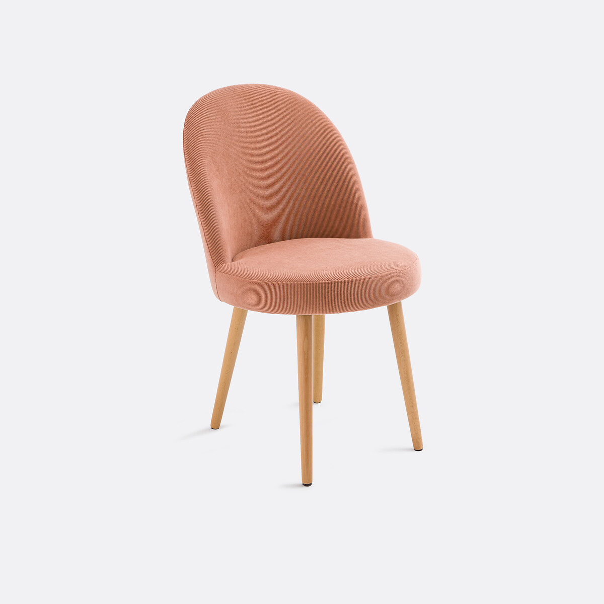 Καρέκλα από κοτλέ βελούδο Μ56xΠ45xΥ82cm